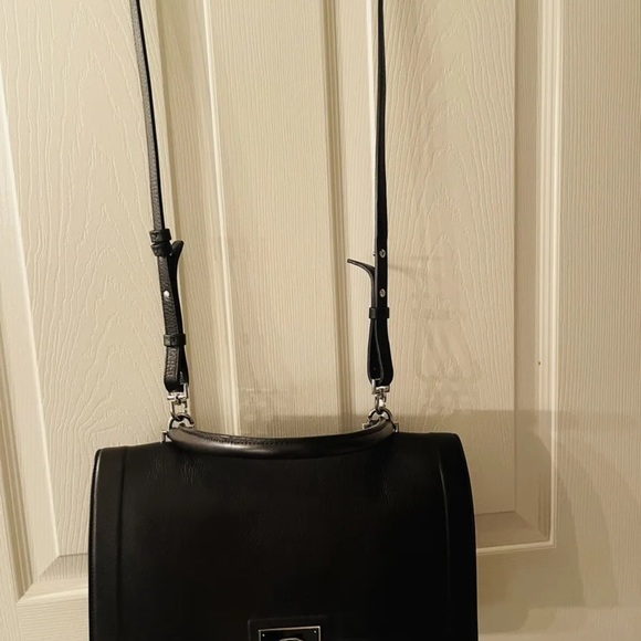 GIVENCHY BROWN LEATHER SHARK MEDIUM SHOULDER/SATCHEL BAG - NEW - Picture 6 of 7